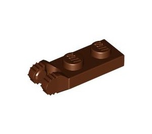 LEGO Reddish Brown Hinge Plate 1 x 2 with Locking Fingers with Groove (44302)