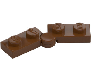 LEGO Reddish Brown Hinge Plate 1 x 4 (1927 / 19954)