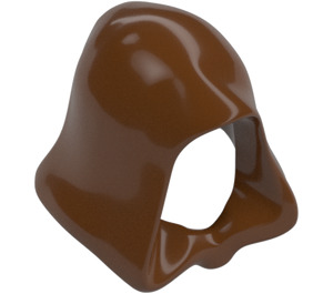 LEGO Reddish Brown Hood with Closed Bottom (30381 / 98011)