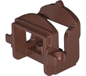 LEGO Červenohnědá Kůň Saddle s Dva Clips (4491 / 18306)