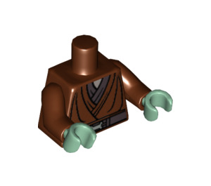 LEGO Rudo brązowy Kit Fisto Minifigurka Tułów (76382 / 88585)