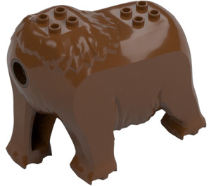 LEGO Reddish Brown Mammoth Body (36548 / 46686)