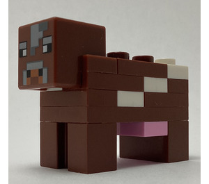 LEGO Reddish Brown Minecraft Cow