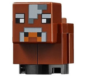 LEGO Reddish Brown Minecraft Reddish Brown Baby Cow