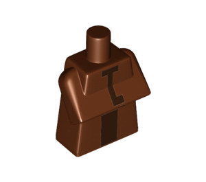 LEGO Červenohnědá Minecraft Trup s Villager Výstroj (26900 / 26901)