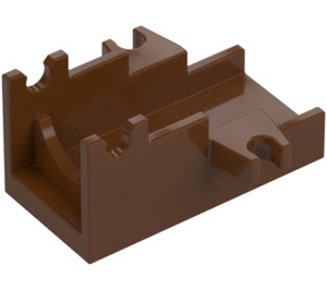 LEGO Reddish Brown Minifig Cannon 2 x 4 Base (2527)