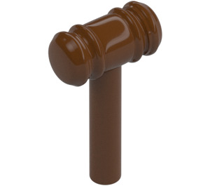 LEGO Červenohnědá Minifigurka Gavel (11250)