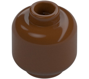 LEGO Reddish Brown Minifigure Head (3626 / 88475)