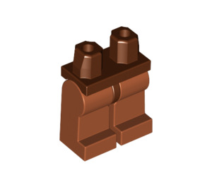 LEGO Reddish Brown Minifigure Hips with Dark Orange Legs (73200)