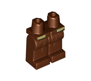 LEGO Reddish Brown Misako Minifigure Hips and Legs (3815 / 34652)