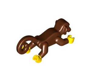 LEGO Reddish Brown Monkey with Yellow Hands (74499 / 99402)
