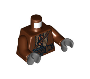 LEGO Reddish Brown Oin Torso (973 / 76382)