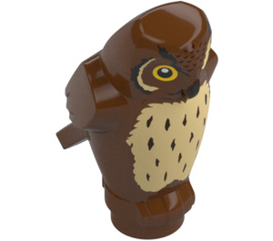 LEGO Reddish Brown Owl with Spotted Chest with Angular Features (92084 / 92648)