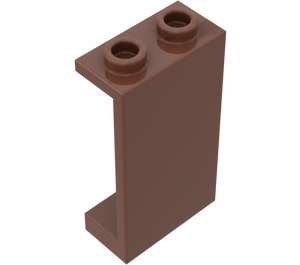 LEGO Reddish Brown Panel 1 x 2 x 3 without Side Supports, Hollow Studs (2362 / 30009)