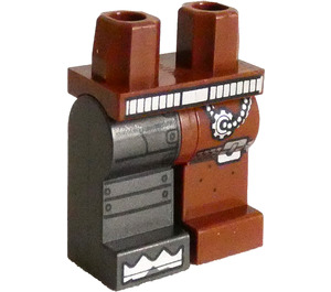 LEGO Rötliches Braun Pirat Minifigur Hüften und Beine (3815 / 47612)