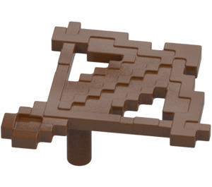 LEGO Reddish Brown Pixelated Crossbow  (65510)