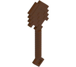 LEGO Reddish Brown Pixelated Shovel (18791)