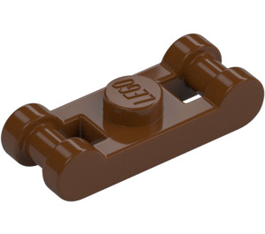 LEGO Reddish Brown Plate 1 x 1 with Two Bar Handles (78257)