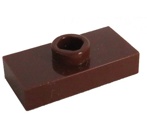 LEGO Reddish Brown Plate 1 x 2 with 1 Stud (without Bottom Groove) (3794)
