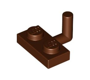 LEGO Reddish Brown Plate 1 x 2 with Hook (6mm Horizontal Arm) (4623)