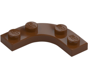 LEGO Reddish Brown Plate 3 x 3 Rounded Corner (68568)