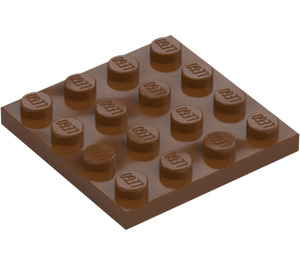 LEGO Reddish Brown Plate 4 x 4 (3031)