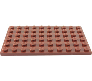 LEGO Brun rougeâtre assiette 6 x 10 (3033)