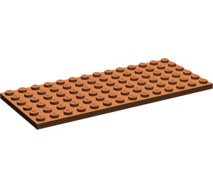 LEGO Reddish Brown Plate 6 x 14 (3456)
