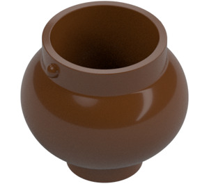 LEGO Rudo brązowy Pot / Cauldron z Uchwyt Holders (79807 / 98374)