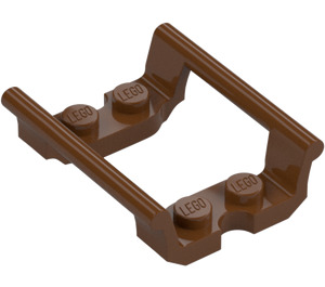 LEGO Reddish Brown Rail 2 x 4 (80562)