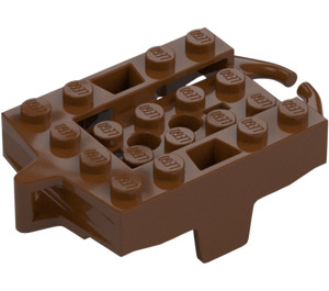 LEGO Reddish Brown Rollercoaster Chassis (26021)