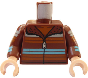 LEGO Rötliches Braun Ron Weasley Minifigur Torso (973)