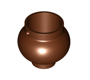 LEGO Rötlich-braun Gerundet Pot / Cauldron (79807 / 98374)