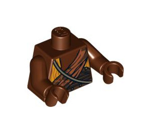 LEGO Reddish Brown Seso Torso (973 / 76382)