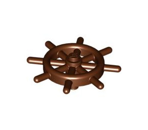LEGO Reddish Brown Ship Wheel with Slotted Pin (4790)