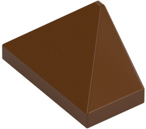 LEGO Reddish Brown Slope 1 x 2 (45°) Triple with Inside Stud Holder (15571)