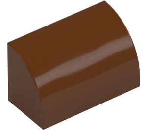 LEGO Reddish Brown Slope 1 x 2 Curved (37352 / 98030)