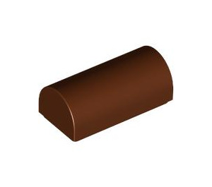 LEGO Reddish Brown Slope 1 x 2 x 0.7 Curved (3563)