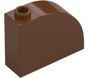 LEGO Reddish Brown Slope 1 x 3 x 2 Curved (33243)