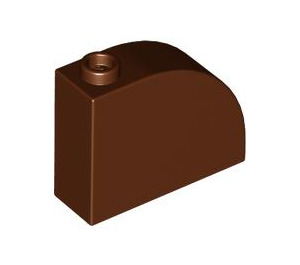 LEGO Reddish Brown Slope 1 x 3 x 2 Curved (33243)
