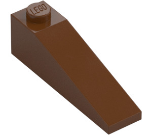 LEGO Reddish Brown Slope 1 x 4 x 1 (18°) (60477)