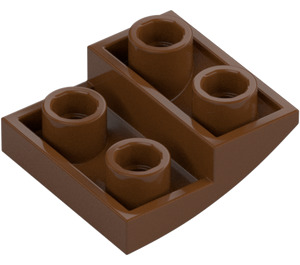 LEGO Reddish Brown Slope 2 x 2 x 0.7 Curved Inverted (32803)