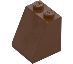 LEGO Rödaktig Brun Backe 2 x 2 x 2 (65°) med bottenrör (3678)