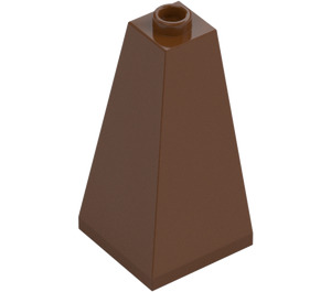 LEGO Reddish Brown Slope 2 x 2 x 3 (75°) Double (3685)