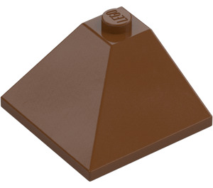 LEGO Reddish Brown Slope 3 x 3 (25°) Corner (3675)