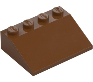 LEGO Reddish Brown Slope 3 x 4 (25°) (3016 / 3297)