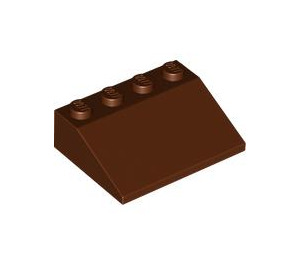 LEGO Rötlich-braun Steigung 3 x 4 (25°) (3016 / 3297)