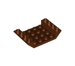 LEGO Reddish Brown Slope 4 x 6 (45°) Double Inverted with Open Center without Holes (30283 / 60219)