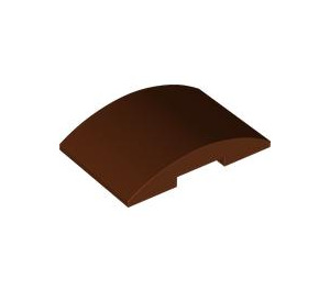 LEGO Reddish Brown Slope 4 x 6 Curved with Cut Out (78522)