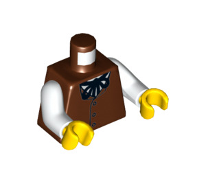 LEGO Rudo brązowy Sudds Backwash Minifigurka Tułów (973 / 76382)